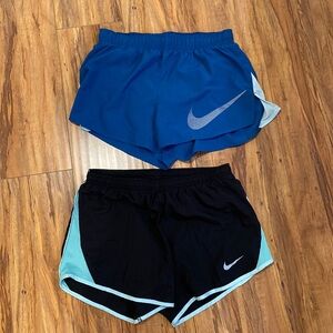 2 Nike running shorts